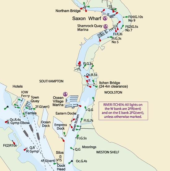Directions Saxon Wharf MDL Marinas