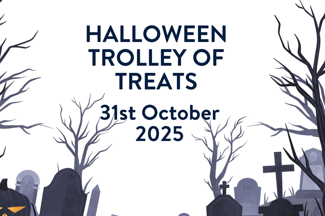 Halloween Trolley of Treats at Woolverstone Marina