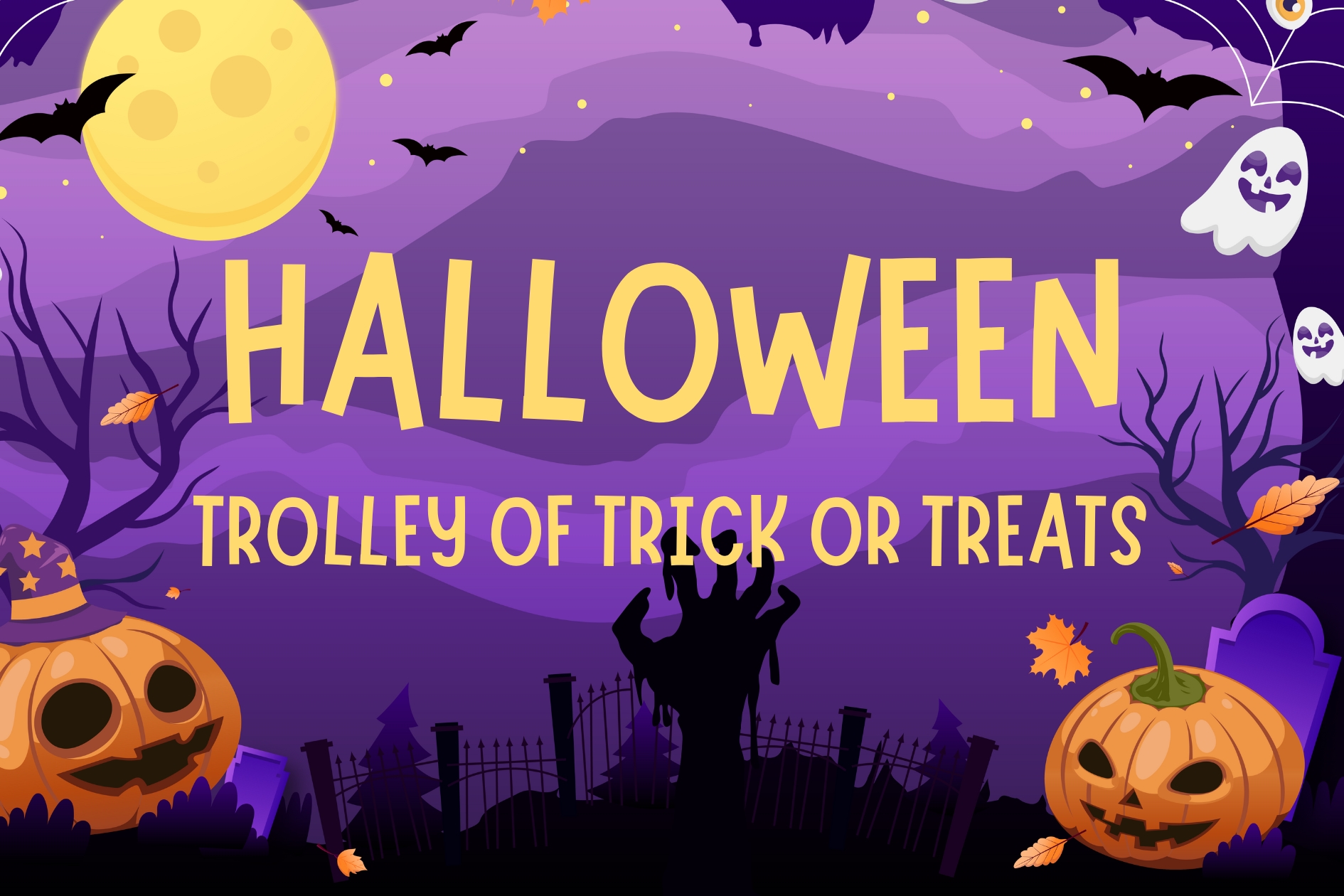 Halloween Trolley Of Treats