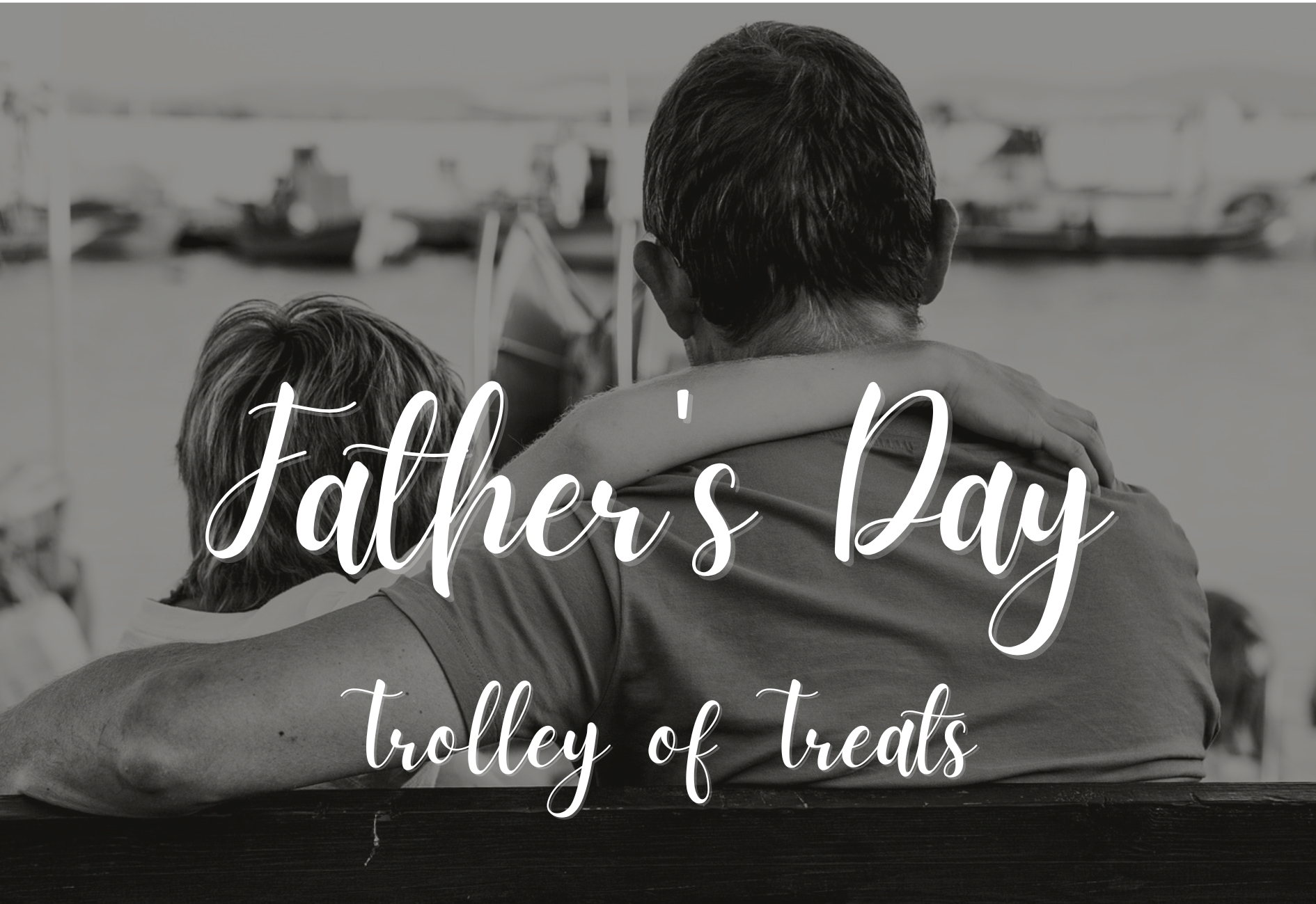 Fathers Day Trolley of treats-bray-marina
