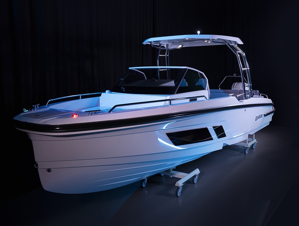 The 2022 Quarken 27 T Top will be on display at The South Coast Boat Show in May.