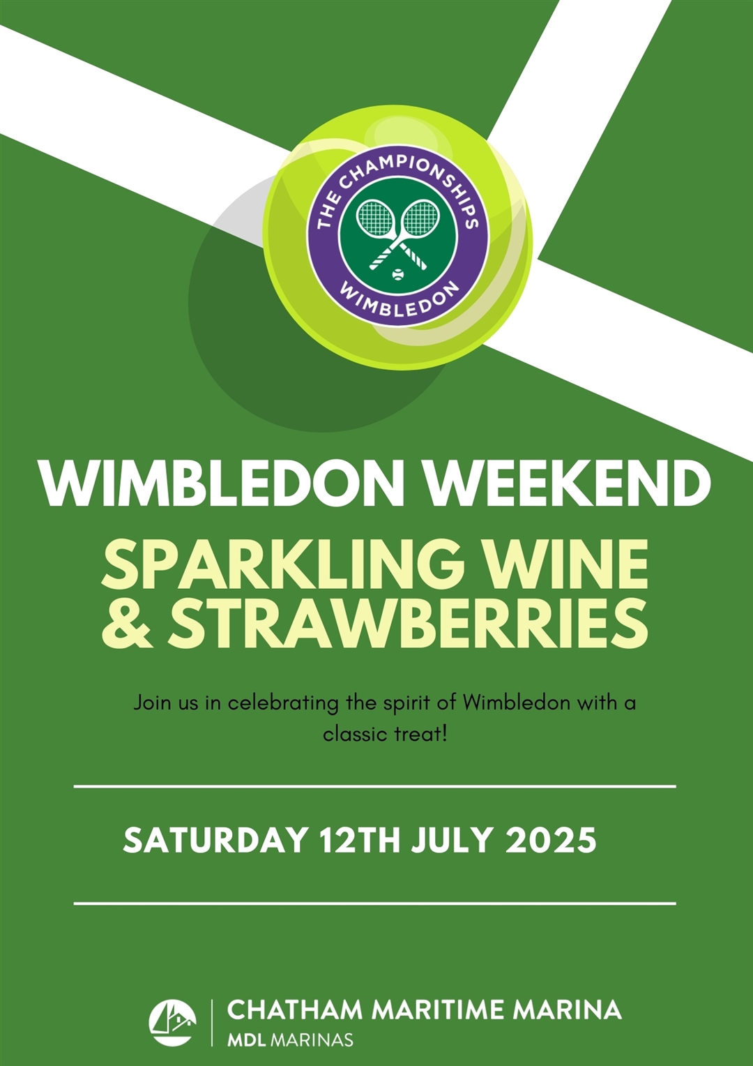 Wimbledon Weekend - Sparkling Wine & Strawberries