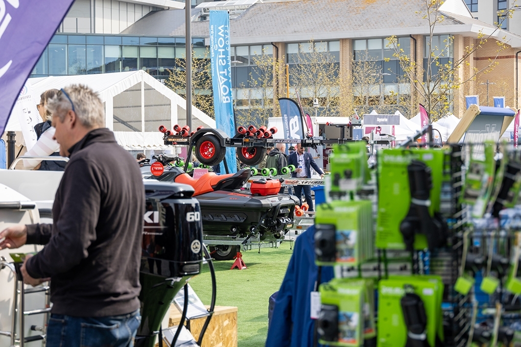 Over 45 companies exhibited on the shoreside of the show.