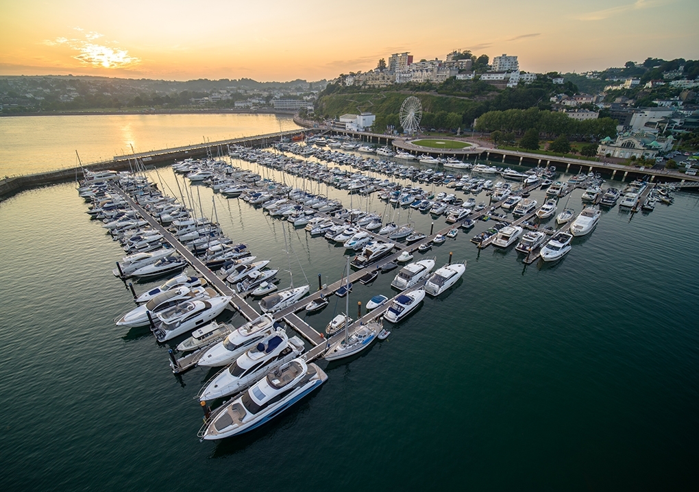 Torquay Marina in Devon.