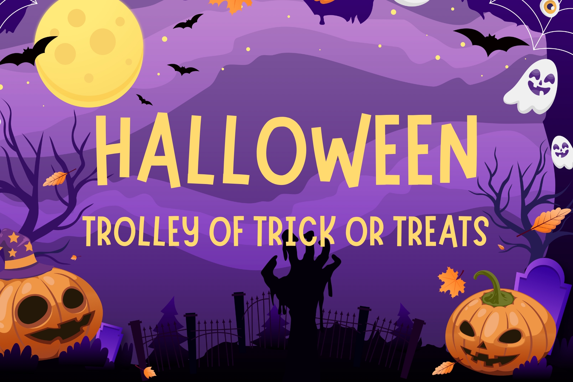 Halloween Trolley of Trick or Treats