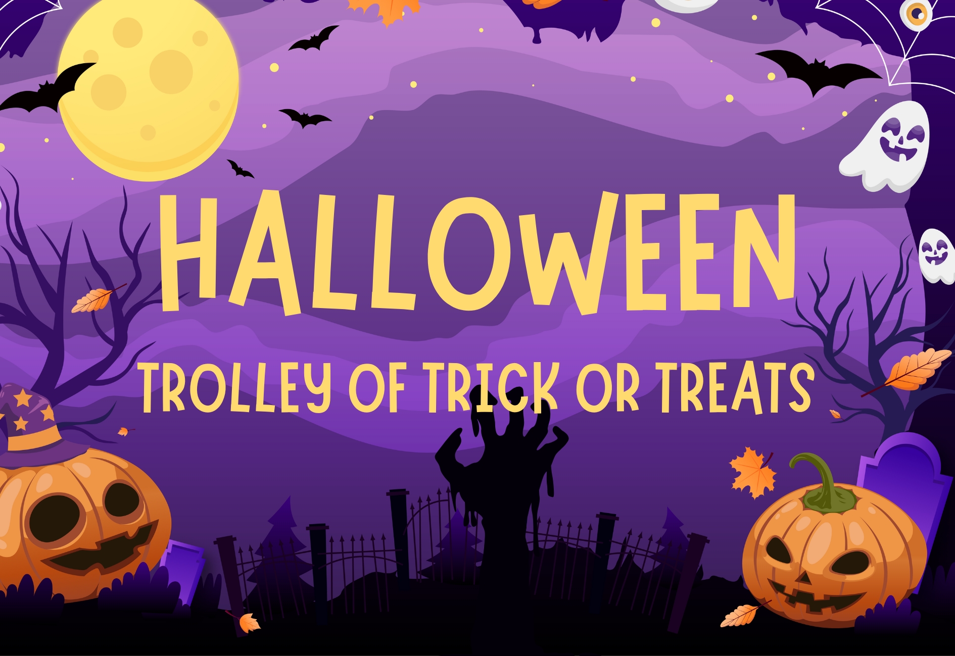 Halloween Trolley of Trick or Treats