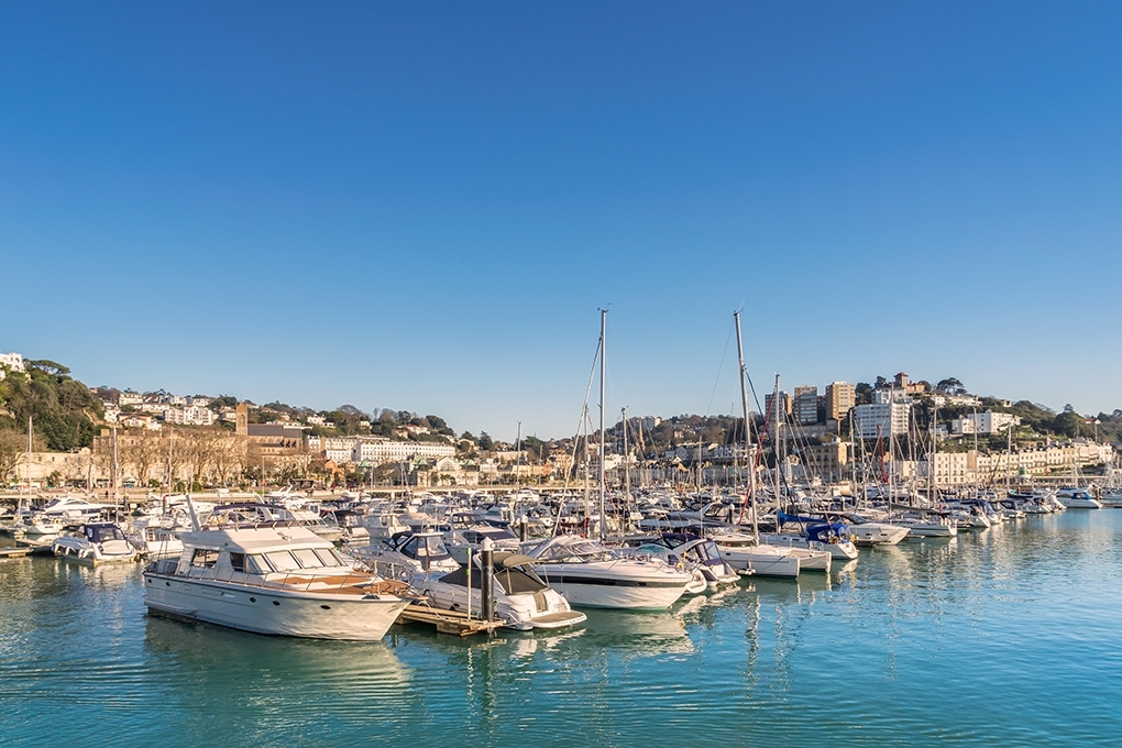 Torquay Marina in Devon.