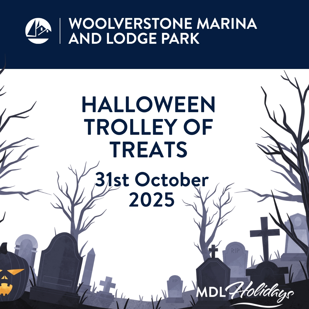 Sweet treats will be in the office and the Trolley of Treats will be out on the pontoons for Halloween.