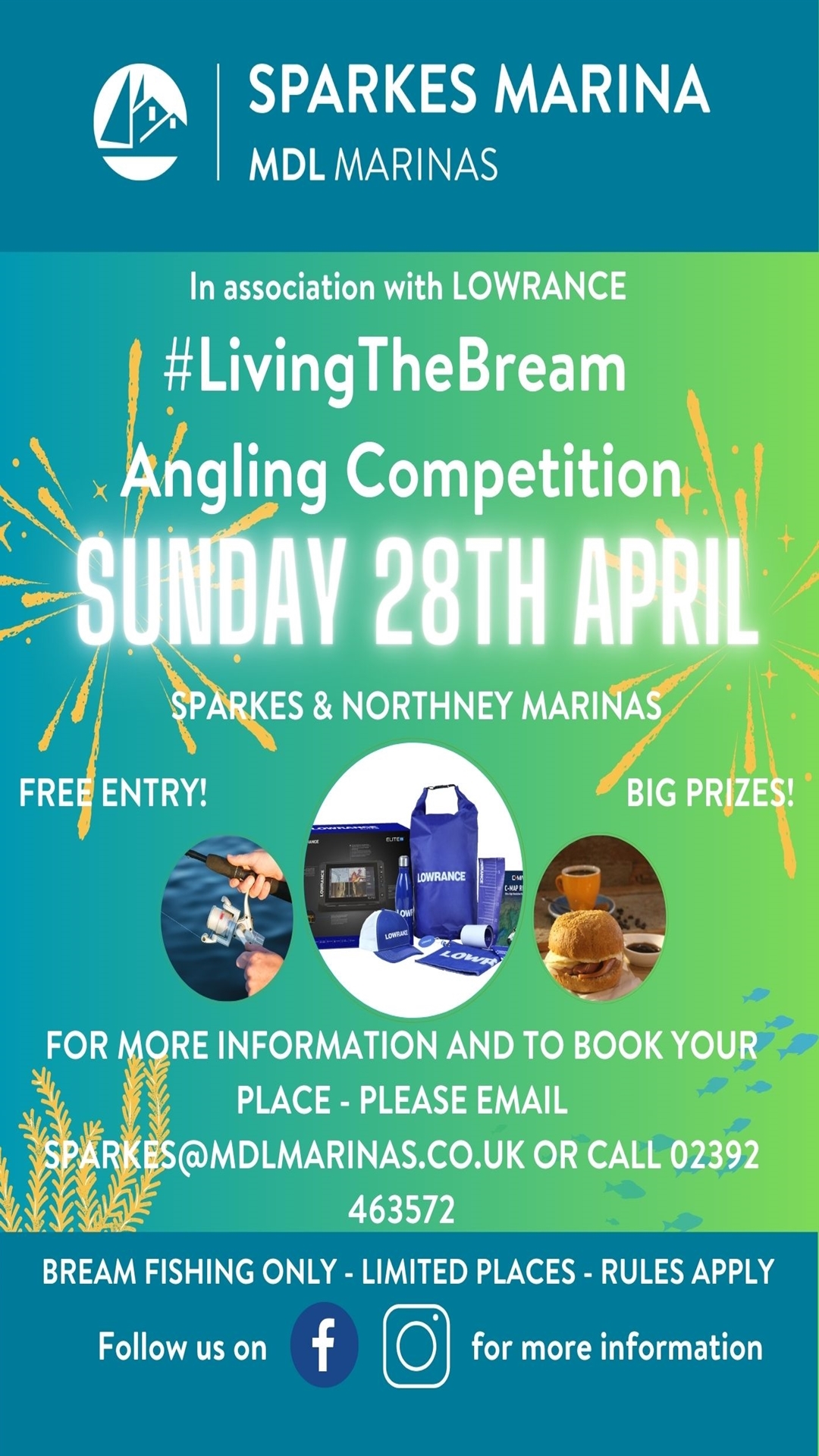 Sparkes Marina #LivingTheBream Angling Competition